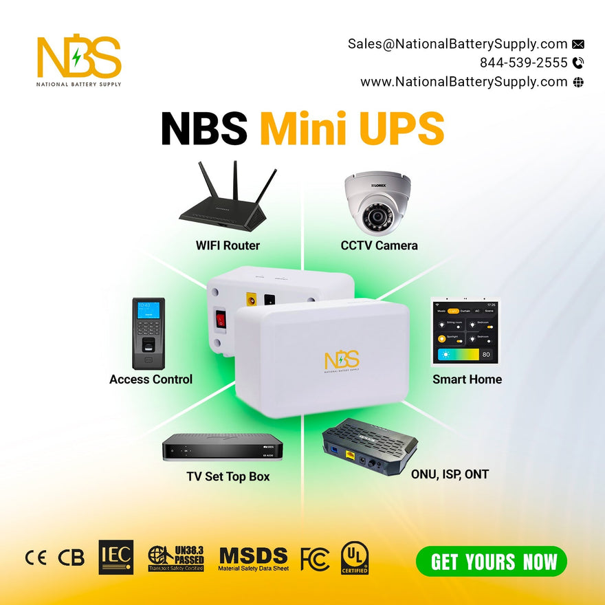 How a Mini UPS Battery Backup Enhances Your Network, Security, and Communication Systems