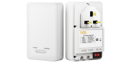 12V Mini UPS with AC Output – Battery Backup System
