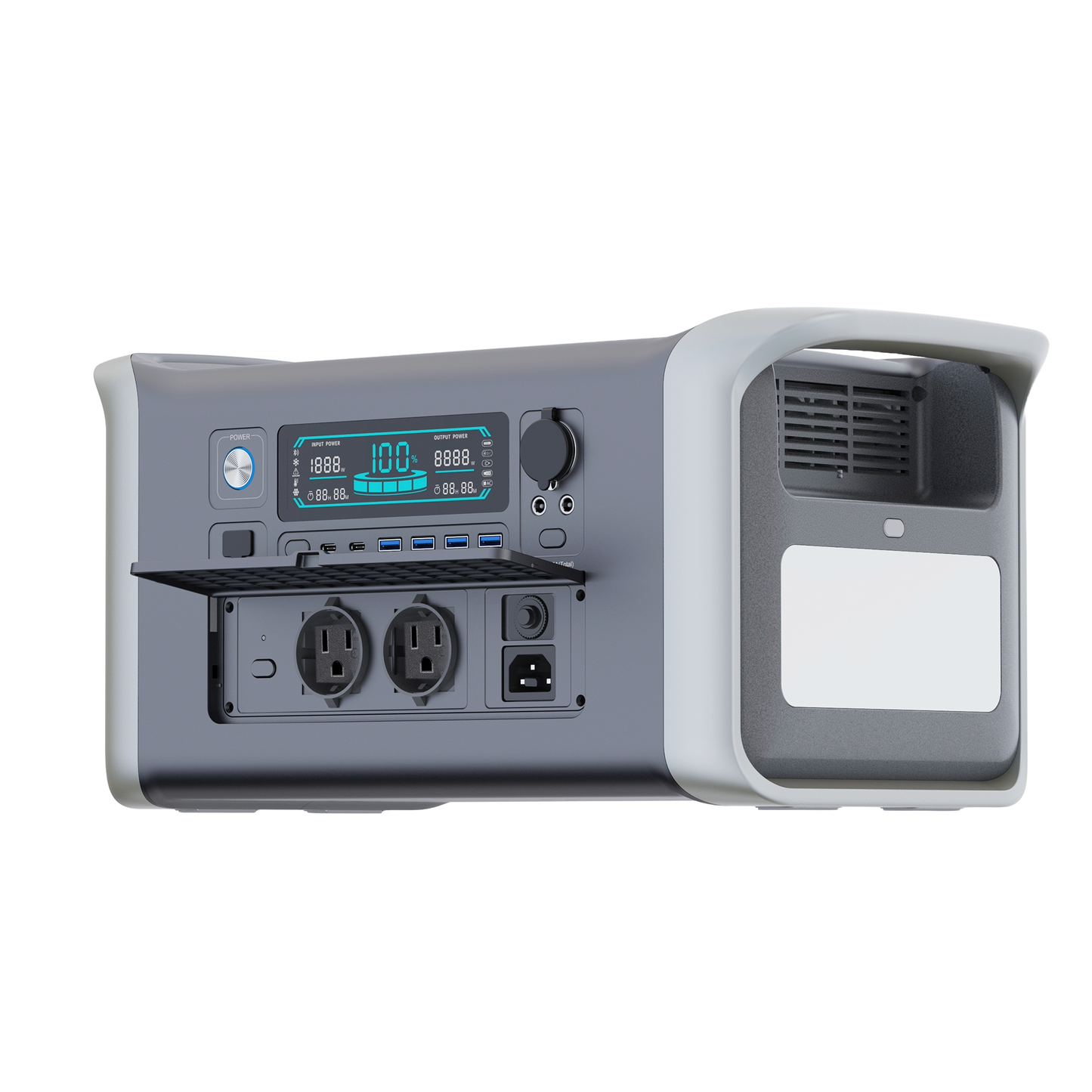 1800W Portable Power Station Generator for Home & Travel