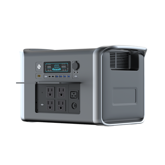 2600W High-Capacity Portable Power Station Generator for Backup